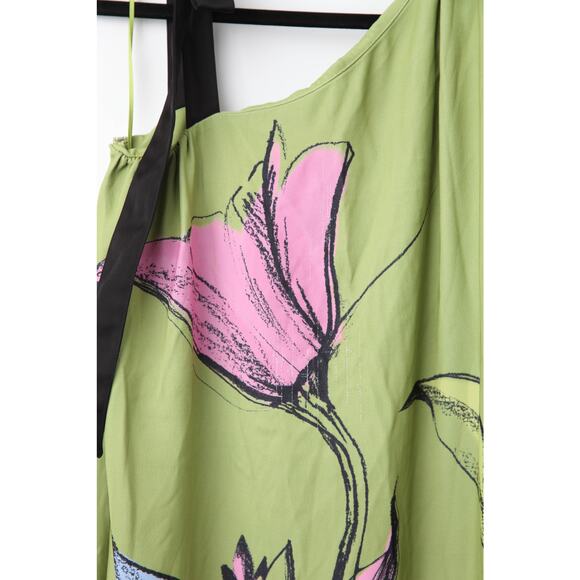 STINE GOYA One Sleeve Maxi Dress With Bow Strap Size M - Picture 10 of 13